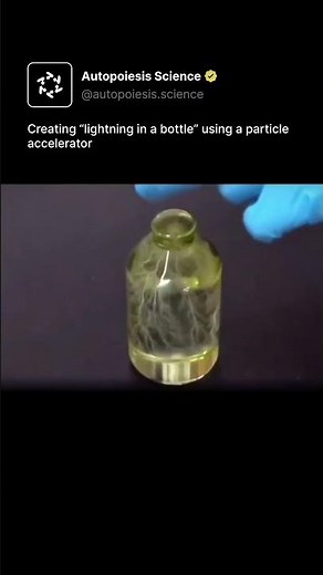 Creating “lightning in a bottle” using a particle accelerator