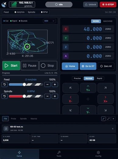 gSender on CM4 proof of concept (June 2026 Blog Article)