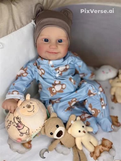 🩵🩵🩵 la bambola è in vendita 🧸🧸🧸 si muove con l’ai #reborn #doll #baby #orsetto #love