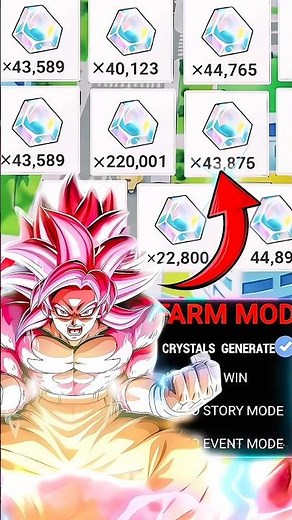 42,000+ Chrono Crystals 💎 INSTANT AUTO FARM 2026 🤩🔥! #dragonballlegends #dblegends #shorts