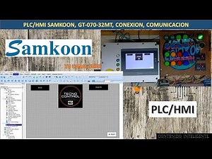 02-PLC/HMI SAMKOON, GT-070-32MT-G, CONEXIÓN, COMUNICACION
