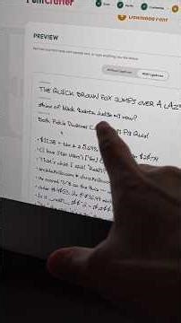 I turned my handwriting into a real font in 60 seconds for free with no account.