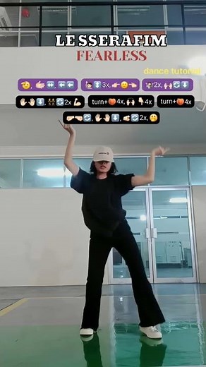LE SSERAFIM "fearless" dance tutorial