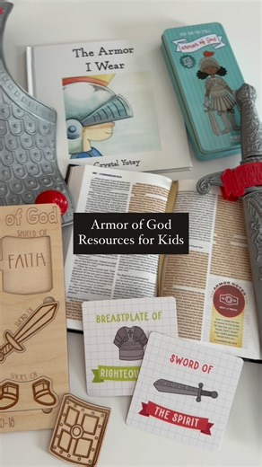Comment “Armor” for the links 🔗🙌🏻 I am always on the search for Christ-centered resources and these are hands-down my favorite for teaching about the Armor of God! Share your favorite item below and I will pick a winner to receive their pick! 🤍 “Finally, be strong in the Lord and in his mighty power. Put on the full armor of God, so that you can take your stand against the devil’s schemes. For our struggle is not against flesh and blood, but against the rulers, against the authorities, again