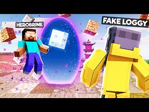FAKE LOGGY SUMMON HEROBRINE IN DUBAI CITY | MINECRAFT