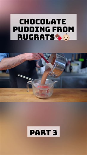 Chocolate Pudding From Rugrats🍫👶🏻 #bingingwithbabish #cooking #rugrats #creatorsearchinsights #fyp