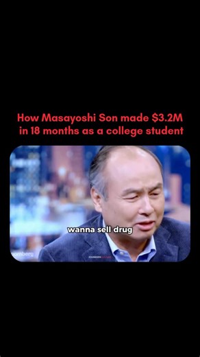 The Founder Culture on Instagram: "Masayoshi Son once set himself a strange challenge: earn $10,000 while working just five minutes a day. Instead, he blew past it, making $3.2 million over 18 months by leasing software to retailers—a simple model that scaled with very little daily effort. Born in 1957 in Tosu, Japan, to a Korean immigrant family, Son grew up facing discrimination that shaped his ambition. As a teenager, he moved to the U.S., studied economics and computer science at UC Berkeley