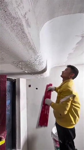 Amazing Skills Creating a Seamless Curved Ceiling Design with Precision