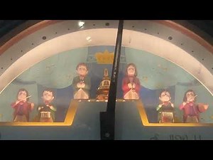 夜バージョン！北病院からくり時計「スモールワールドオンステージ」