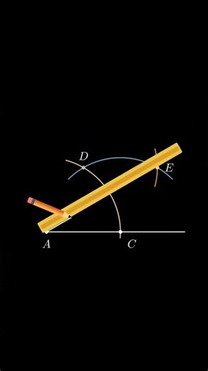 The Secret Behind a Perfect 30° Angle #Geometry #MathAnimation #Python #30DegreeAngle #Construction