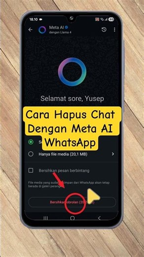 How to Delete Chats with Meta AI WhatsApp #deletechatmetaaiwhatsapp #metaaiwhatsapp #chatmetaai