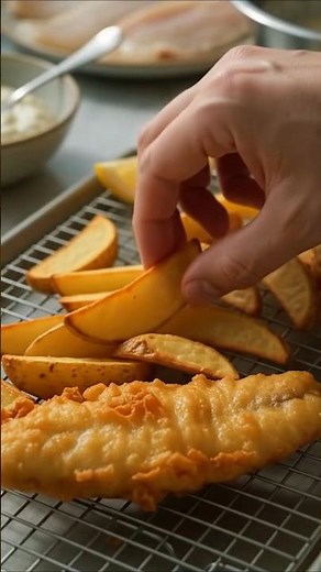 Perfect Fish and Chips | Crispy Golden Seafood Feast #food