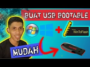 CARA BUAT BOOTABLE USB FLASHDISK MENGGUNAKAN APLIKASI WinToFlash II Lukman_Official