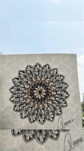 Mandala art 🎨 #art#drawing#ytshorts#viralshorts#mandaladrawing#youtubeshorts#new#trending#diy#v
