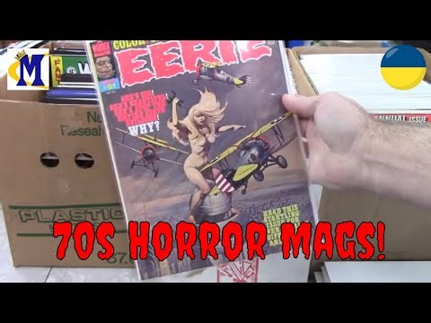 Rare 70s Horror Mags: Creepy, Eerie & Vampirella Uncovered