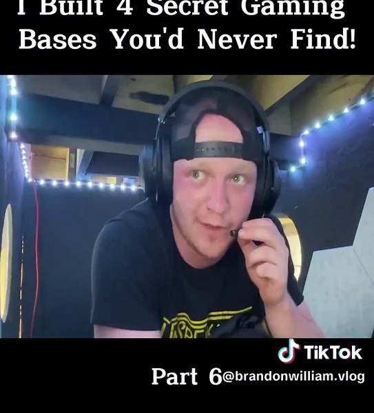 I Built 4 Secret Gaming Bases You'd Never Find!-part 6 #Unspeakable #built #cops #police #secretroom #funny #chalenge #foryou #fypシ