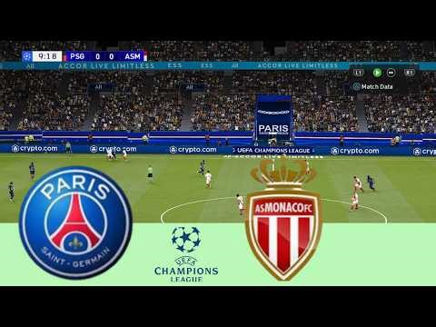 PSG vs Monaco – Champions League 25/26 | Full Match & All Goals | PES 2021 Simulation