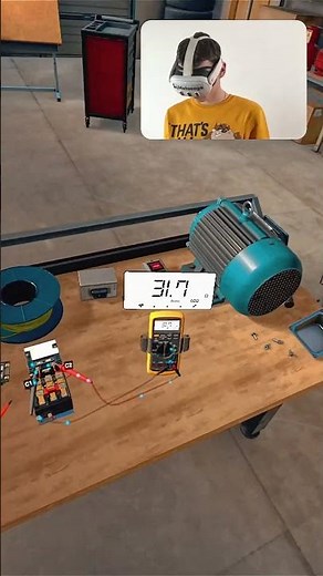 VR Training Digital Multimeter Basics #vr #gaming #unrealengine #electrical #multimeter #safetyfirst