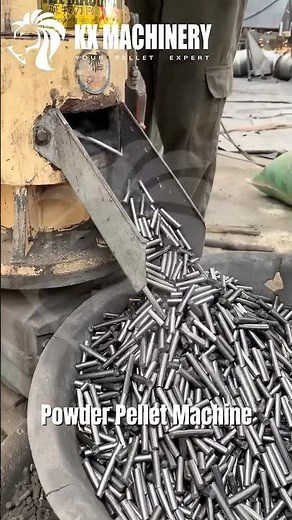Fine Graphite Powder Pellet Machine Biomass Pellets Making #pelletmachine #pelletmill
