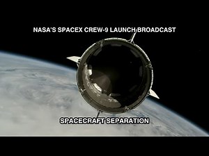 NASA's SpaceX Crew-9 Mission: Spacecraft Separation