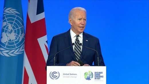 President Biden delivers remarks at UN climate change conference