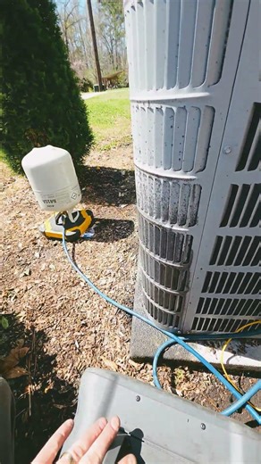 push pull method #hvacmaintenance #hvacrepair #hvactechnician #hvac #fyp