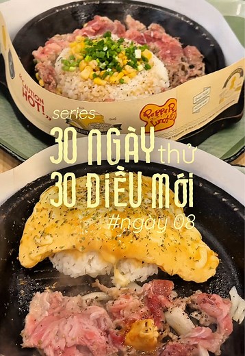 30 Ngày thử 30 Điều mới | NGÀY 8 | KHAI PHÁ BRAND MỚI HANOI CENTRE 🥘🧋 📍Pepper Lunch - Hanoi Centre #hanoicentre #pepperlunch #hanoiangichoigi #koithe #dieudaodat