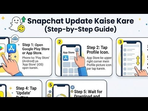 snapchat ko update kaise kare | snapchat app ko update krna hai | 