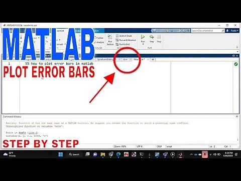 ✅ How To Plot Error Bars In MATLAB 🔴