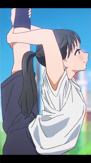 She is barefoot😳#anime