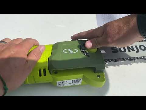 Sun joe SWJ803E Review and How to | Pole Chain Saw #DIY #Sunjoe #Review