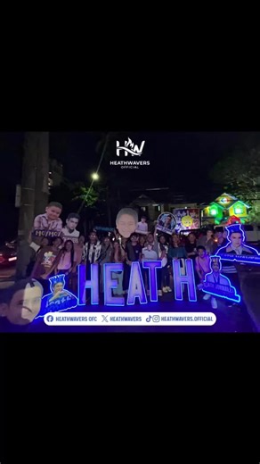 Every chant, every light, every banner carries one purpose. Heath. Today, Heath Wavers Official proudly unveils our new official props. A powerful cloth banner bearing Heath’s mantra Never Back Down. Never Give Up. and 3 LED sintras ready to glow, rise, and stand out in every moment that matters. These are more than props. They are symbols of belief, resilience, and unwavering support. Reminders that no matter how loud the noise gets, we never retreat and we never let go. Our deepest gratitude t