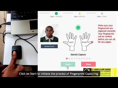 How to Capture Candidate Fingerprint in NECO Offline App using Futronic Fingerprint Scanner
