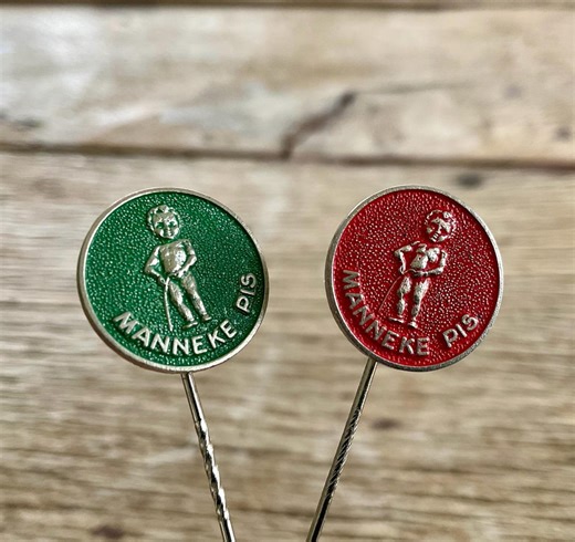 Vintage Manneken Pis Brussels Stick Pin 1960s | Belgian Souvenir Lapel Pin | Small Metal Brooch | Brussels Collectible Jewelry - Etsy