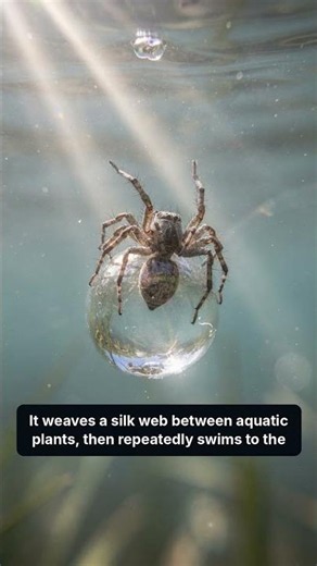 This Spider Breathes Underwater!