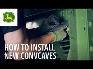 How To Install New Concaves | John Deere Combines