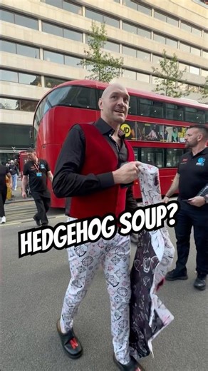 TYSON FURY REVEALS SECRET DIET OF HEDGEHOG SOUP