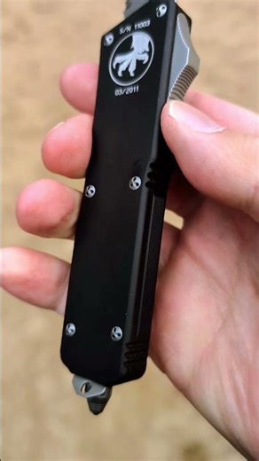 Microtech Scarab Bead Blasted Partial Serrated USA #microtechknives #otfknife #edcknife