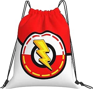Anime Drawstring Backpack Adjustable String Bag Lightweight Drawstring Bags Waterproof Travel Gym Sackpack 16 X 14 In