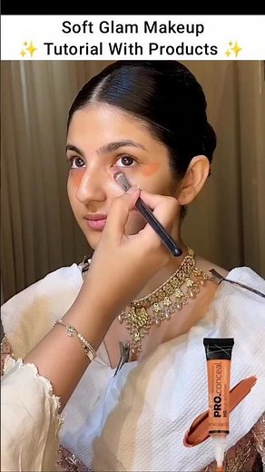 Mua __aqsaawan | soft glam makeup tutorial step by step #shorts #makeup #makeuptutorial #softglam