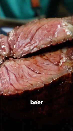 Beer Steak on the Smoker 🍺 | Kosmos Q