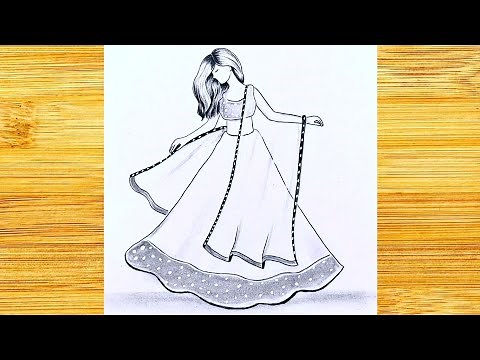 How to draw a beautiful doll / Easy pencil drawings for beginners / Pencil sketch