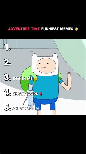 Top 5 Funniest Adventure Time Memes ☠️😭😳 #adventuretime