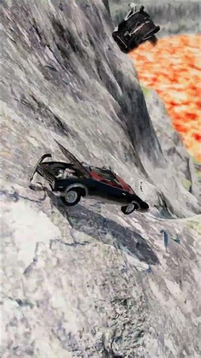 Cars vs Giant Lava Pit – BeamNG.drive 01 #beamng #shorts #beamngdrive #car #usa #viral #india