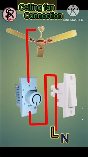 Ceiling fan connection/ சீலீங் பேன் கணெக்சன்