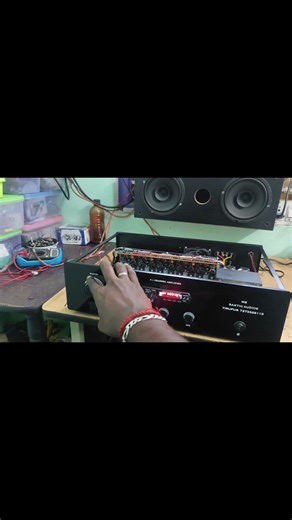 2 CHANNEL PA AMPLIFIER 8INC 📢📢📢📢📢 24 HOURS AUDIO RUNNING AMPLIFIER 🔥🔥🔥