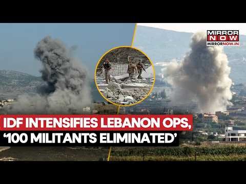 Israel-Hezbollah Standoff Intensifies In Lebanon, IDF 'Eliminates' 100 Militias In Ground Ops
