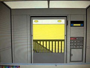 How To Make An Elevator Animation Part 10: Drawing The Down Stairs Man-Powered Elevator Outside