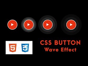 Realistic CSS Ripple Animation effects Tutorial For Beginners | *With Source Code*