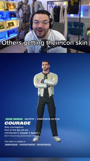#typicalgamer #iconskin #fortnite #fyp #viral @Typical Gamer will get an icon soon